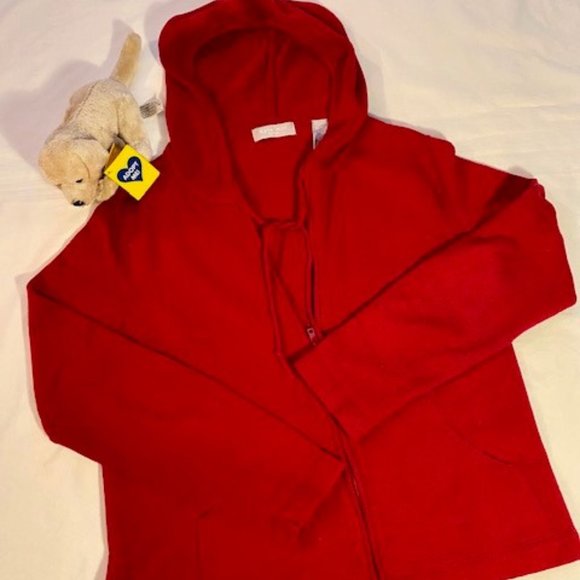 Kate Hill Sweaters - Kate Hill Zip Up Hoodie Sweater - Size M